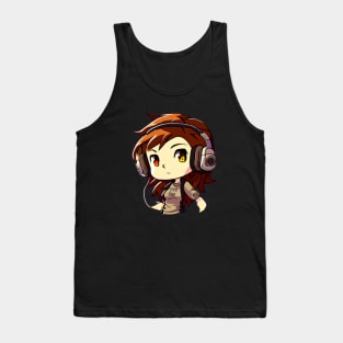 Girl Video Game Character - Gamer Girl Tank Top